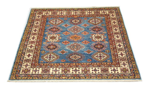 Tapis Ziegler carré  - 155 x 149 cm - bleu
