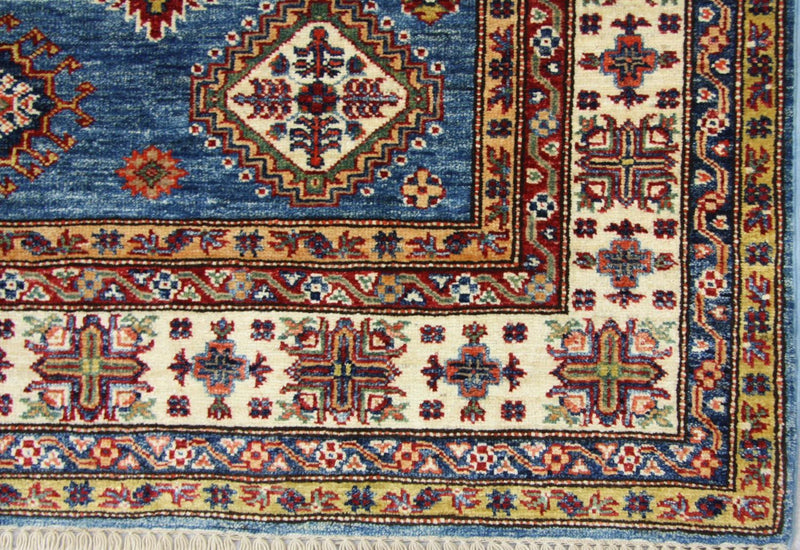 Tapis Ziegler carré  - 155 x 149 cm - bleu