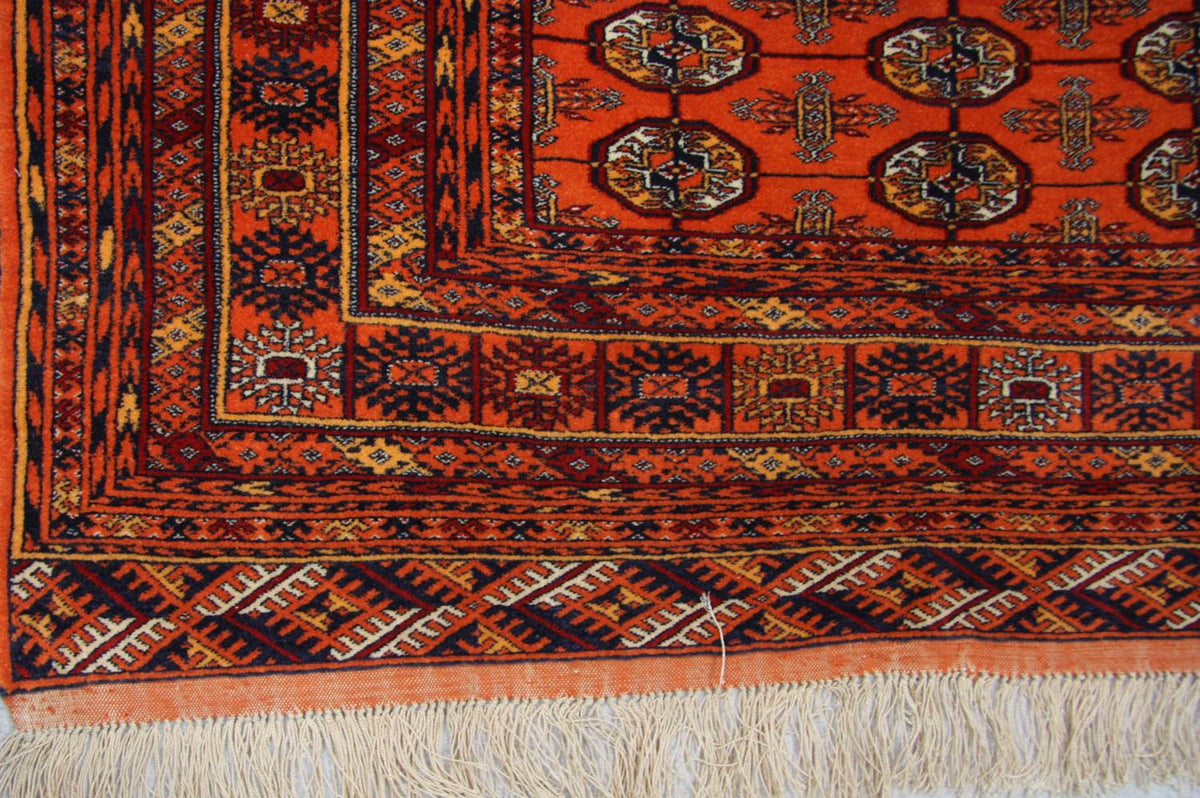 Tapis afghan - 177 x 119 cm - orange