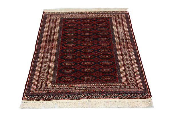 Tapis afghan - 177 x 133 cm - bleu