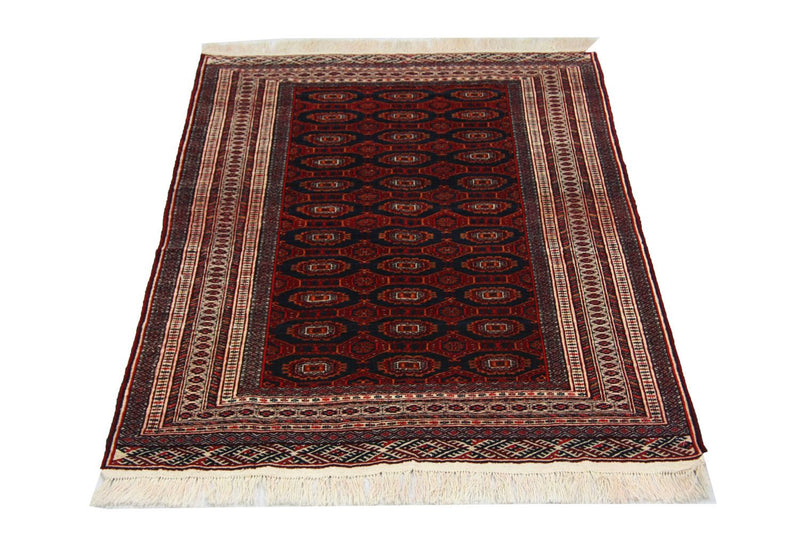 Tapis afghan - 177 x 133 cm - bleu