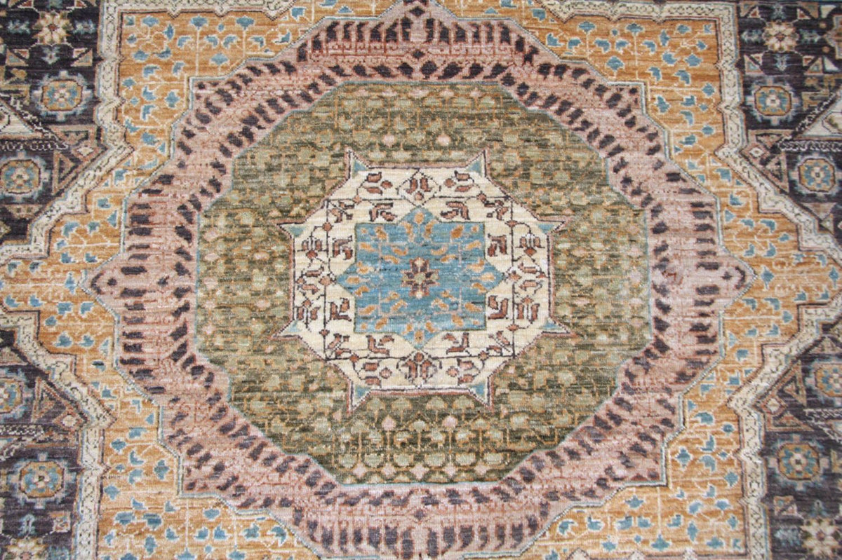 Tapis Ziegler - 354 x 271 cm - bleu