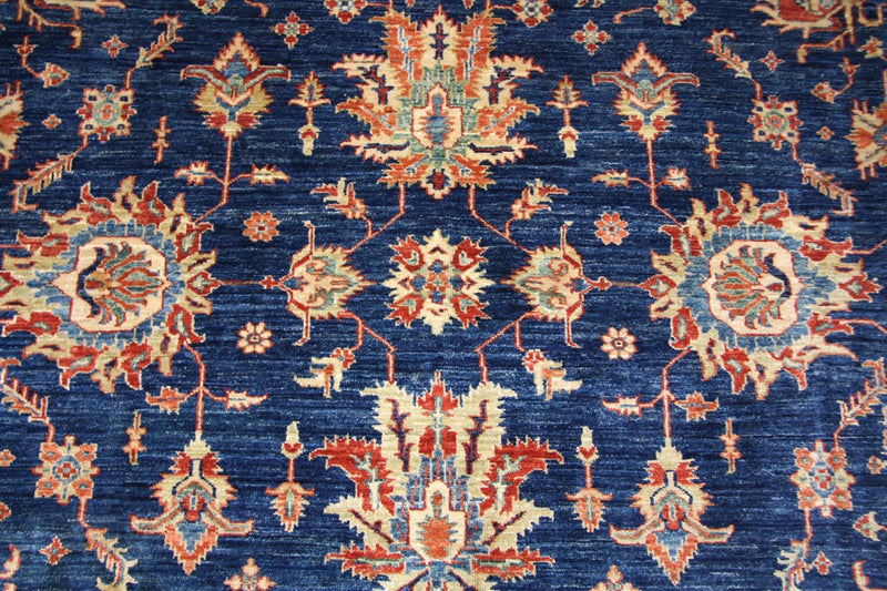 Tapis Ziegler - Kazak - 303 x 246 cm - bleu