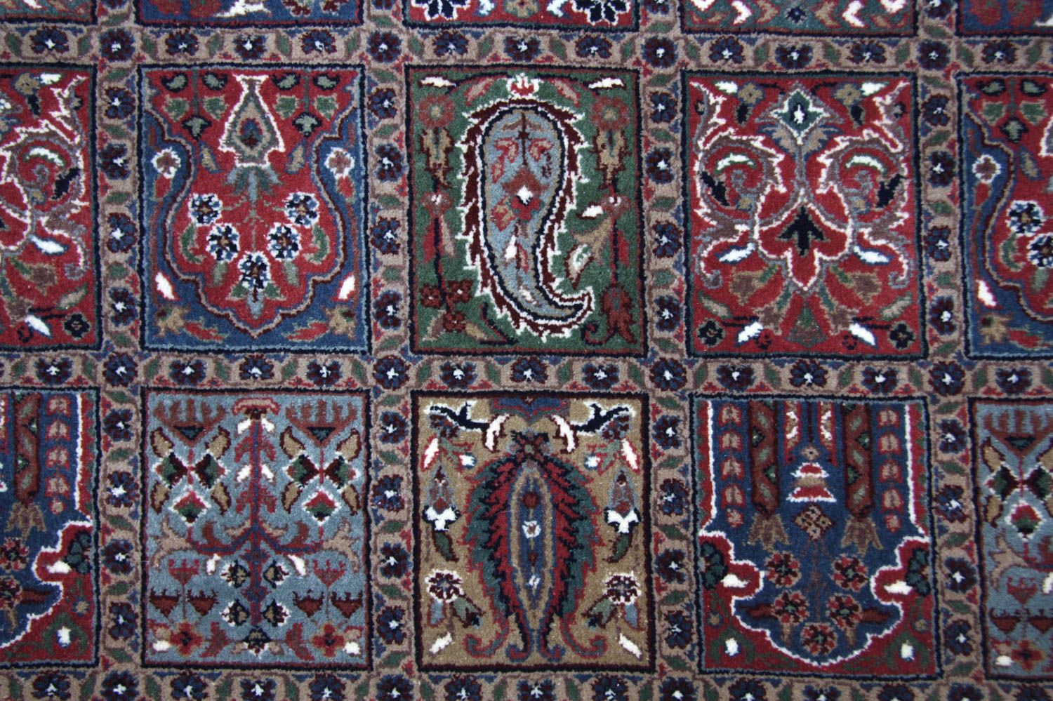 Tapis persan - Nomadic - 351 x 256 cm - bleu