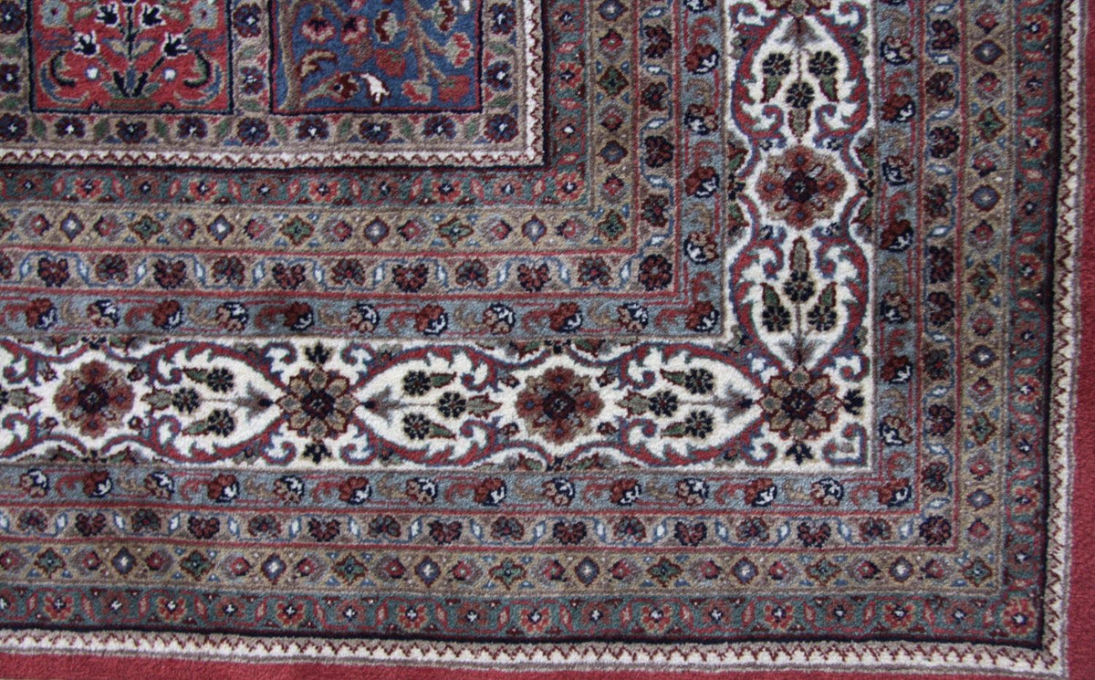 Tapis persan - Nomadic - 351 x 256 cm - bleu