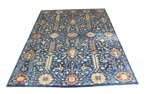 Tapis Ziegler - 362 x 277 cm - bleu