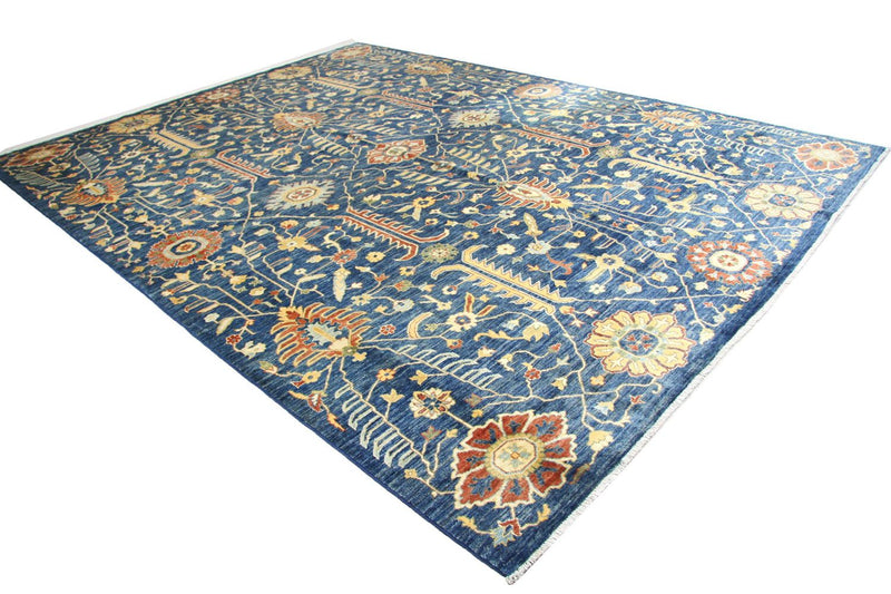 Tapis Ziegler - 362 x 277 cm - bleu