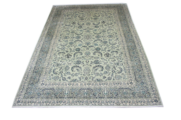 Tapis persan - Keshan - 362 x 251 cm - bleu