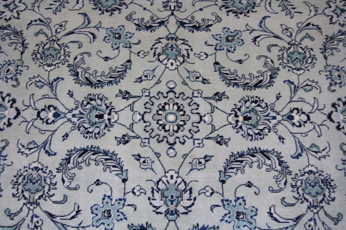Tapis persan - Keshan - 362 x 251 cm - bleu