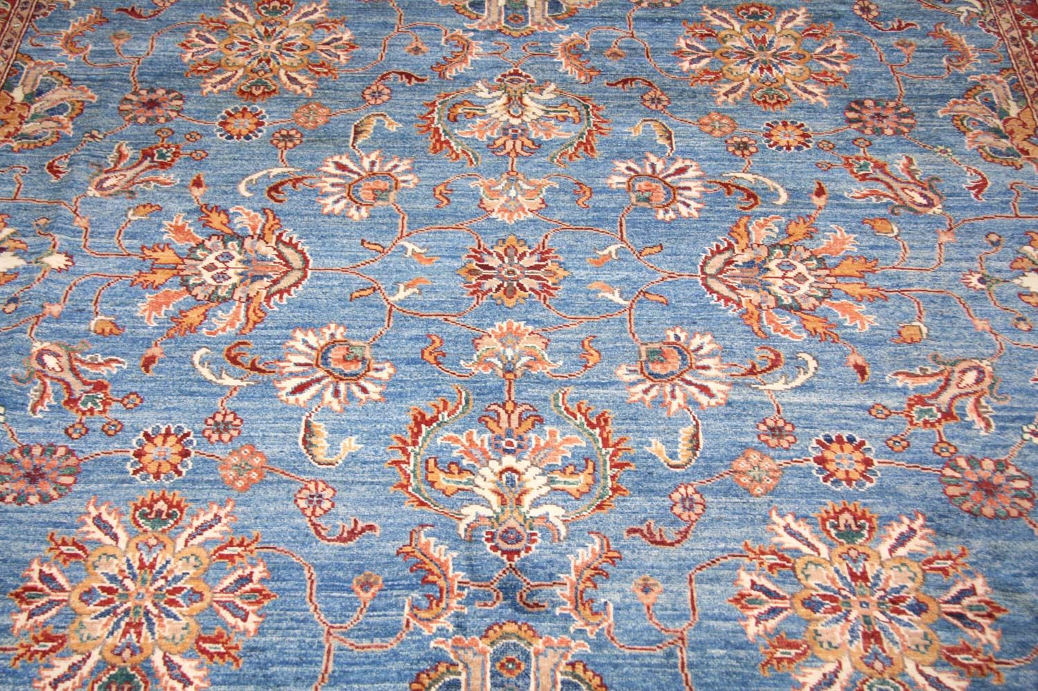 Tapis Ziegler - 304 x 249 cm - bleu