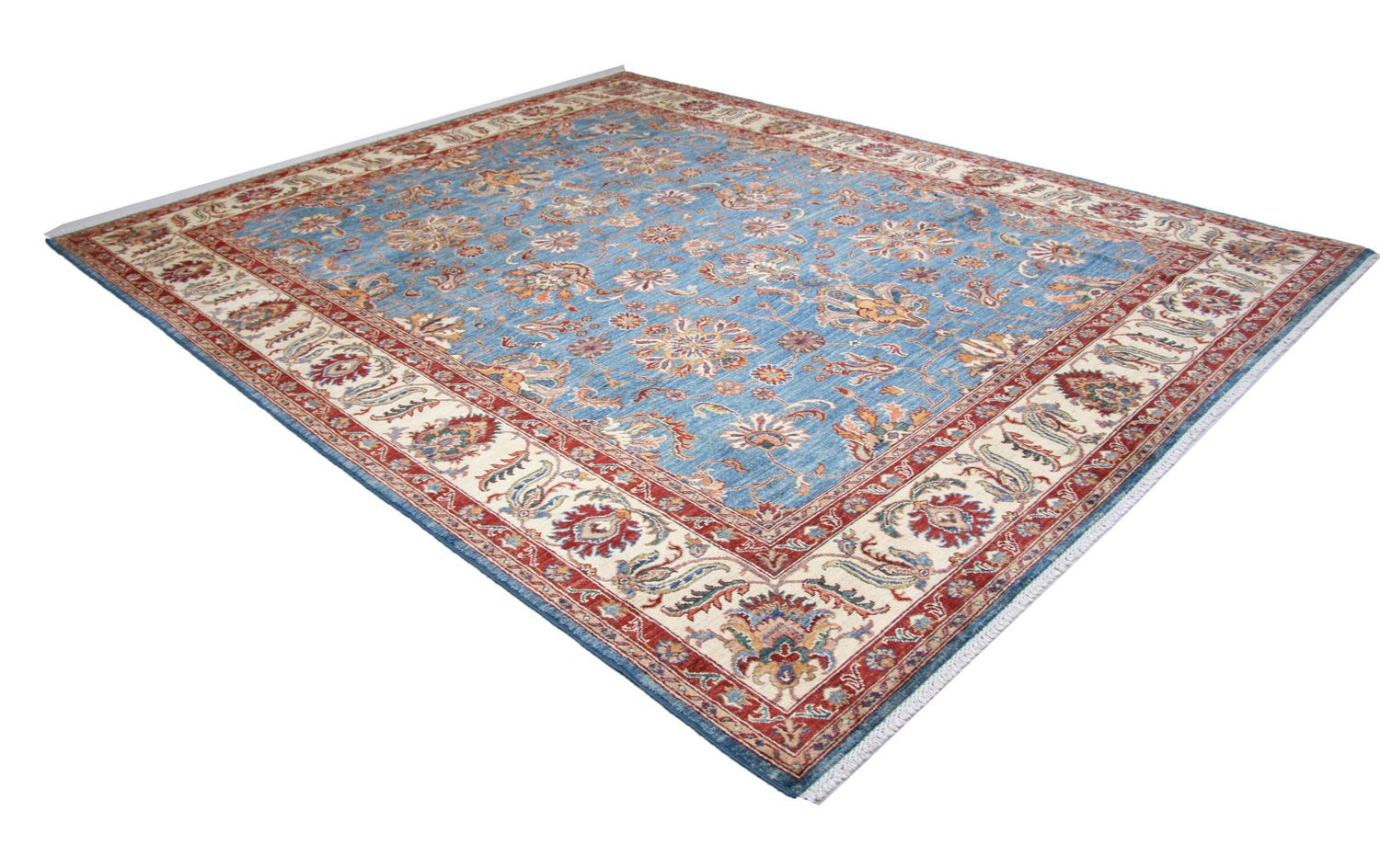 Tapis Ziegler - 304 x 249 cm - bleu