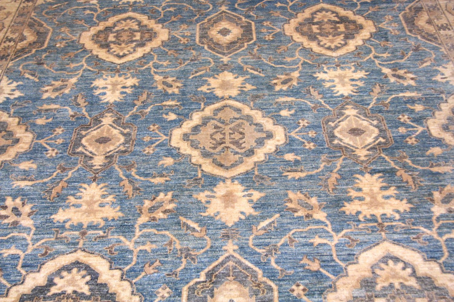 Tapis Ziegler - 375 x 269 cm - bleu