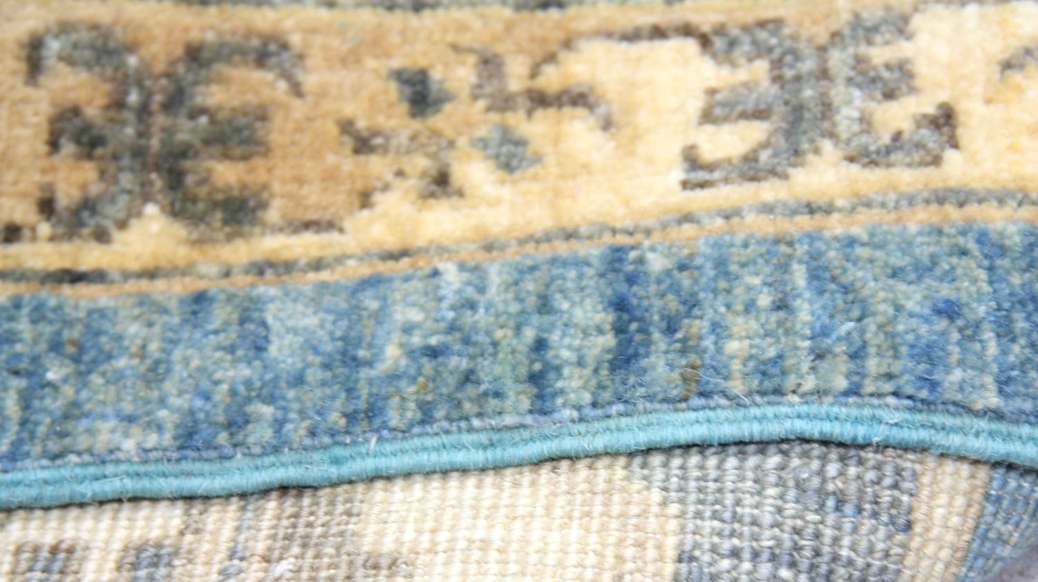 Tapis Ziegler - 375 x 269 cm - bleu