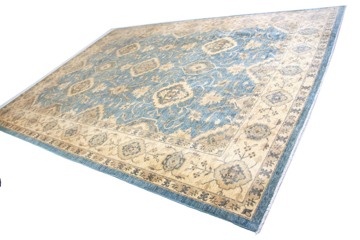 Tapis Ziegler - 375 x 269 cm - bleu