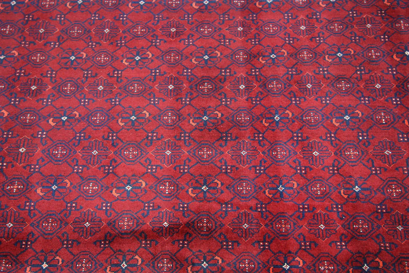 Tapis afghan - Boukhara - 334 x 247 cm - rouge
