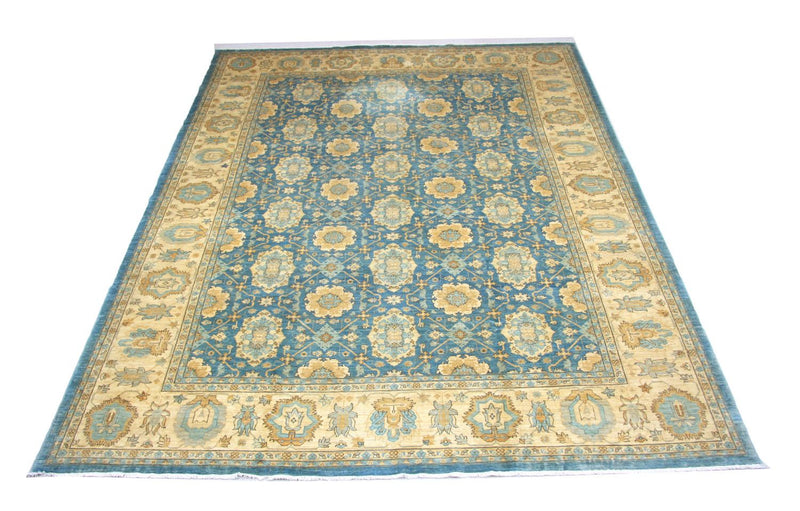 Tapis Ziegler - 366 x 266 cm - bleu