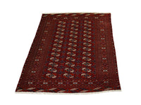 Tapis afghan - Boukhara - 180 x 123 cm - rouge