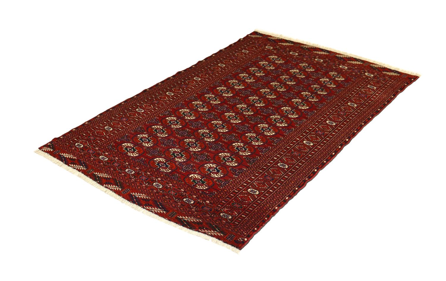 Tapis afghan - Boukhara - 180 x 123 cm - rouge
