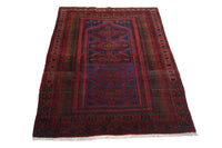 Tapis Belutsch - 151 x 107 cm - bleu
