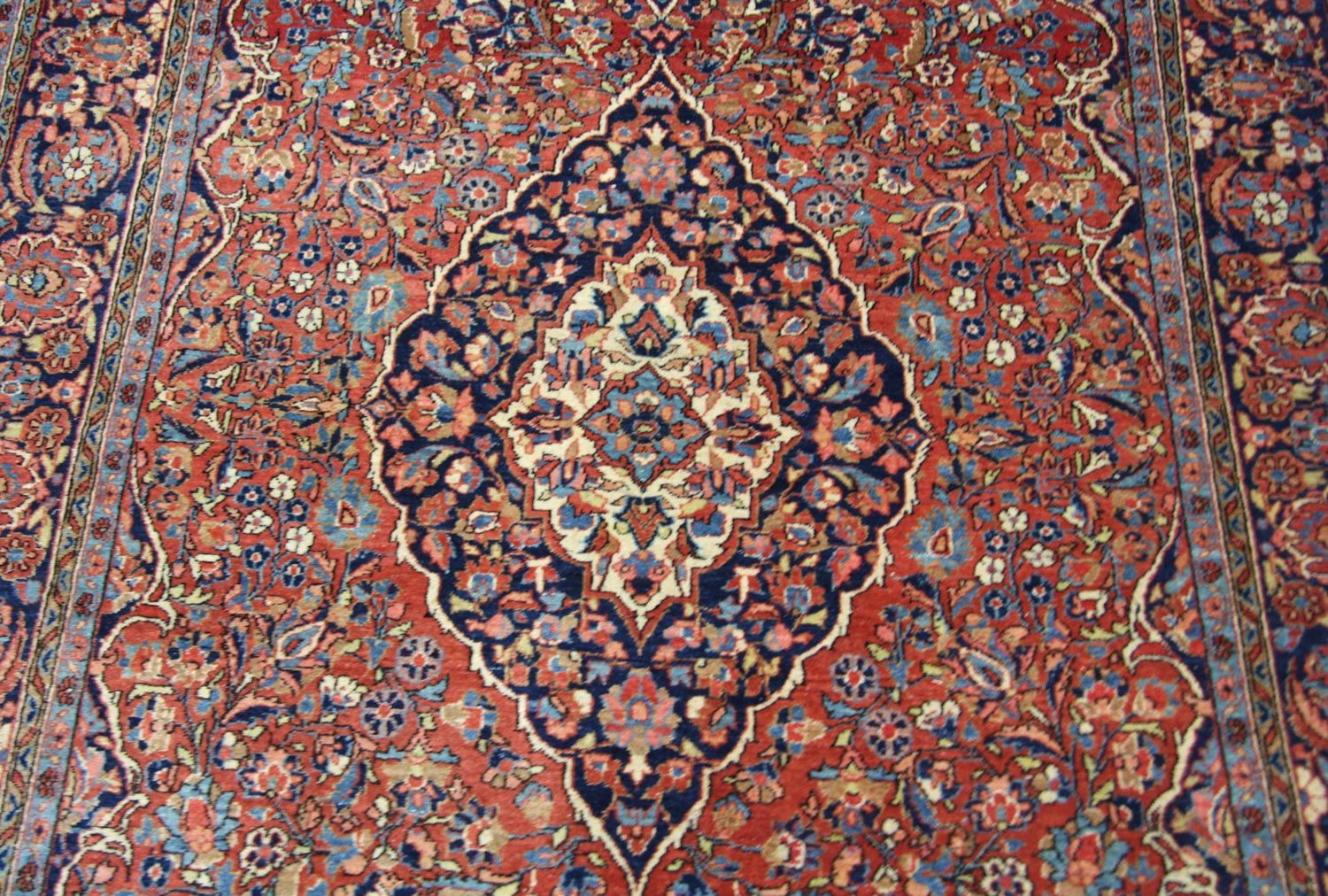 Tapis persan - Keshan - 212 x 130 cm - marron
