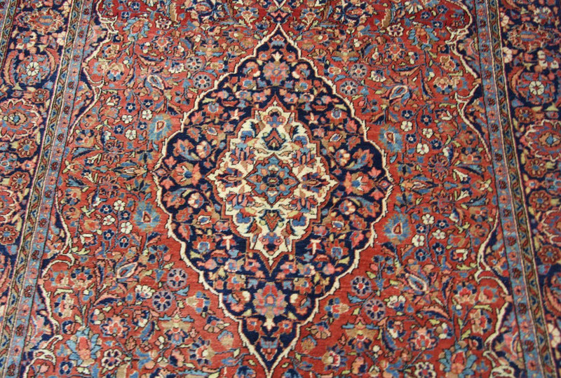 Tapis persan - Keshan - 212 x 130 cm - marron