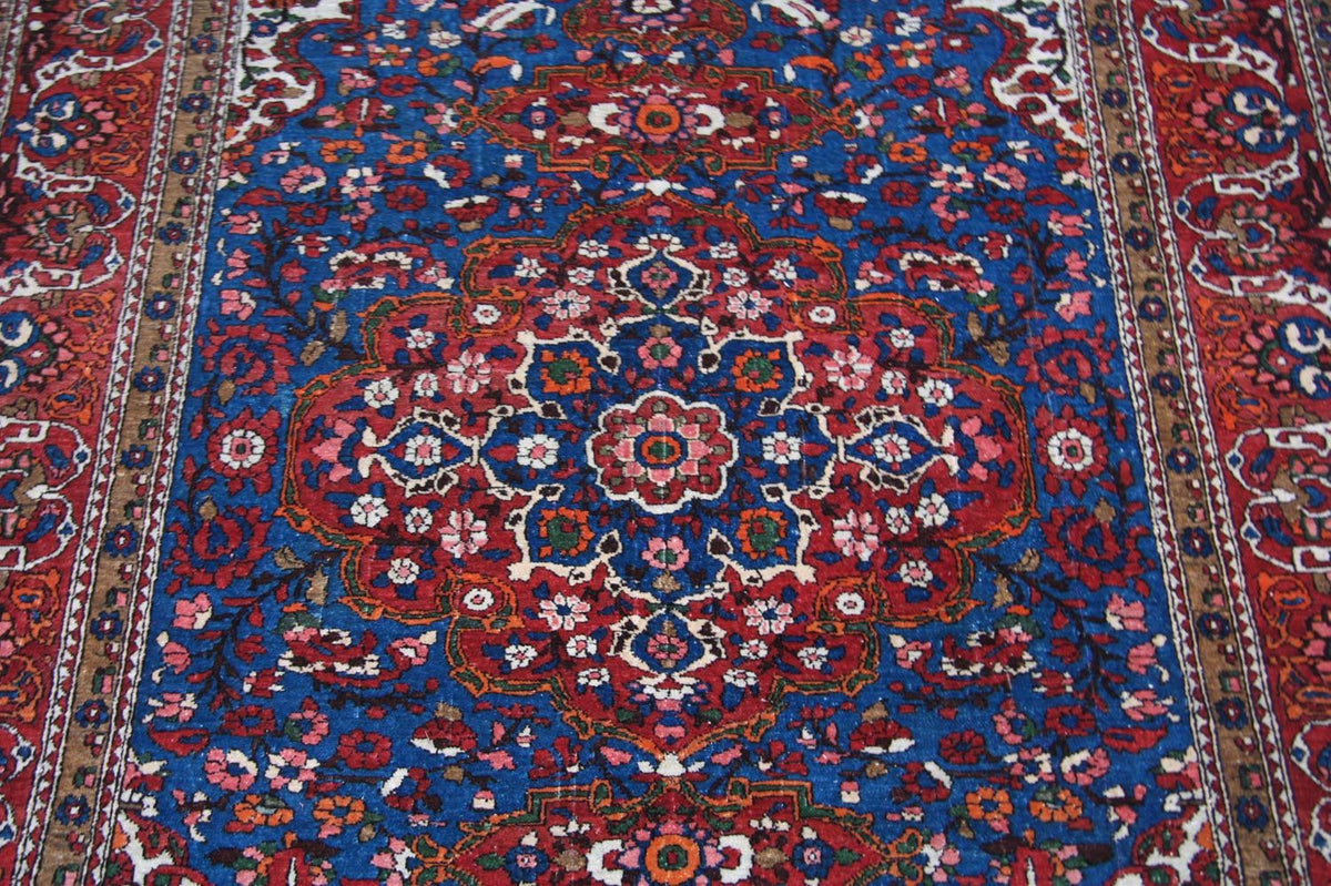 Tapis persan - Nomadic - 203 x 143 cm - bleu