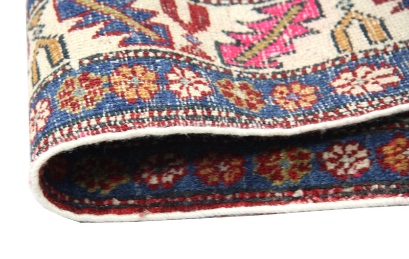 Tapis afghan - Boukhara - 202 x 123 cm - bleu