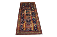 Tapis de couloir Tapis persan - Nomadic - 182 x 124 cm - bleu