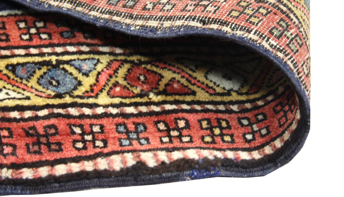 Tapis de couloir Tapis persan - Nomadic - 182 x 124 cm - bleu