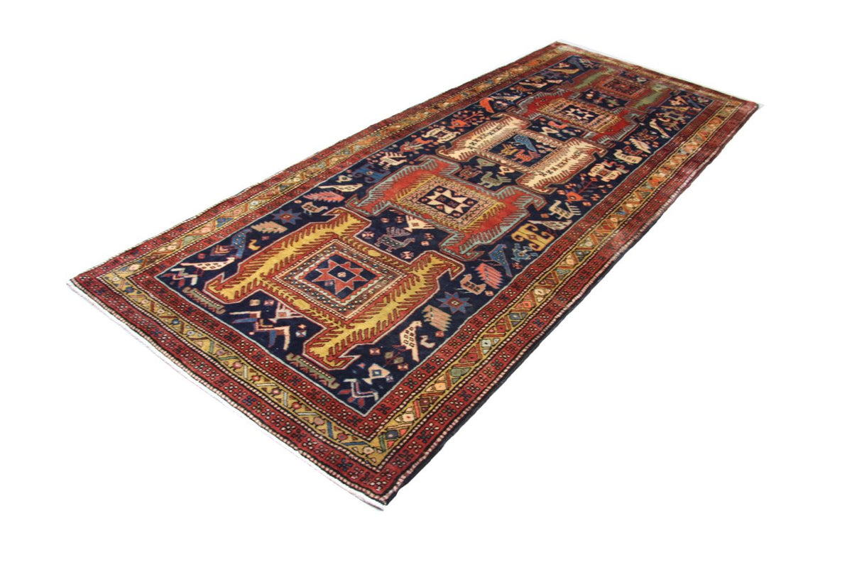 Tapis de couloir Tapis persan - Nomadic - 182 x 124 cm - bleu