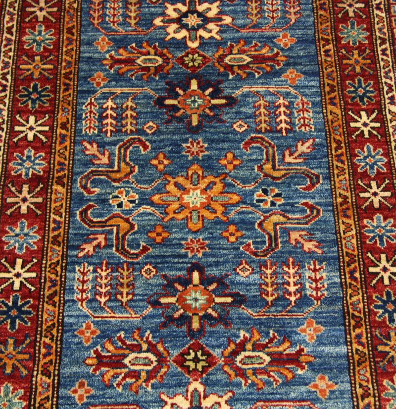 Tapis de couloir Tapis Ziegler - 600 x 82 cm - bleu