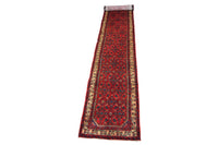 Tapis de couloir Tapis persan - Nomadic - 500 x 86 cm - rouge
