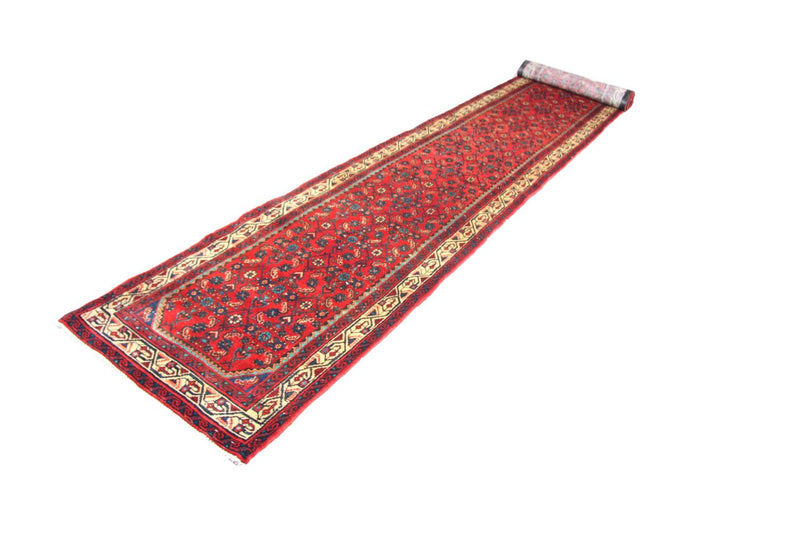 Tapis de couloir Tapis persan - Nomadic - 500 x 86 cm - rouge