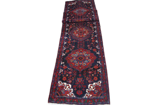 Tapis de couloir Tapis persan - Nomadic - 525 x 118 cm - bleu