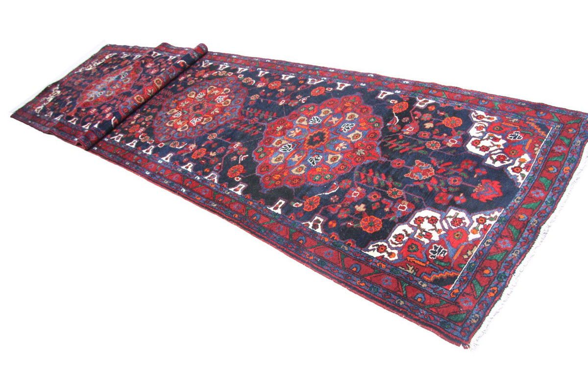 Tapis de couloir Tapis persan - Nomadic - 525 x 118 cm - bleu