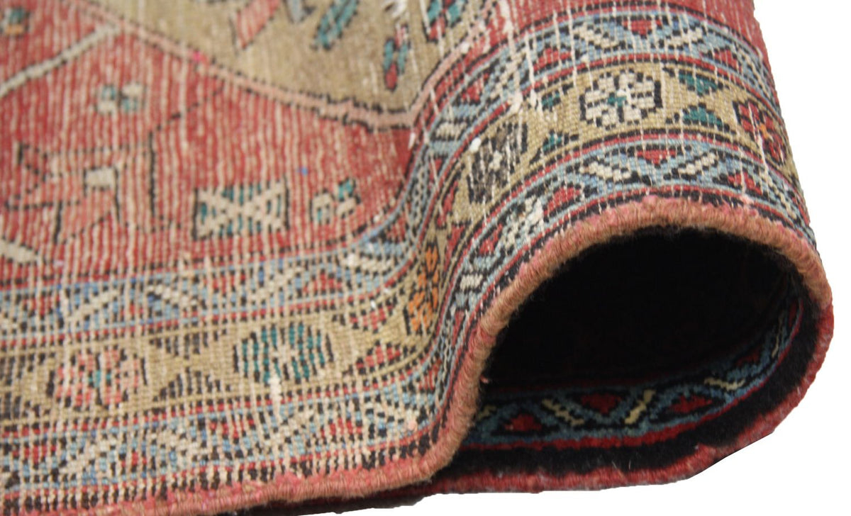 Tapis de couloir Tapis persan - Nomadic - 340 x 102 cm - rouge