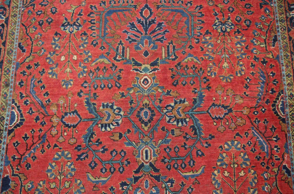 Tapis persan - Classique - 207 x 137 cm - rouge