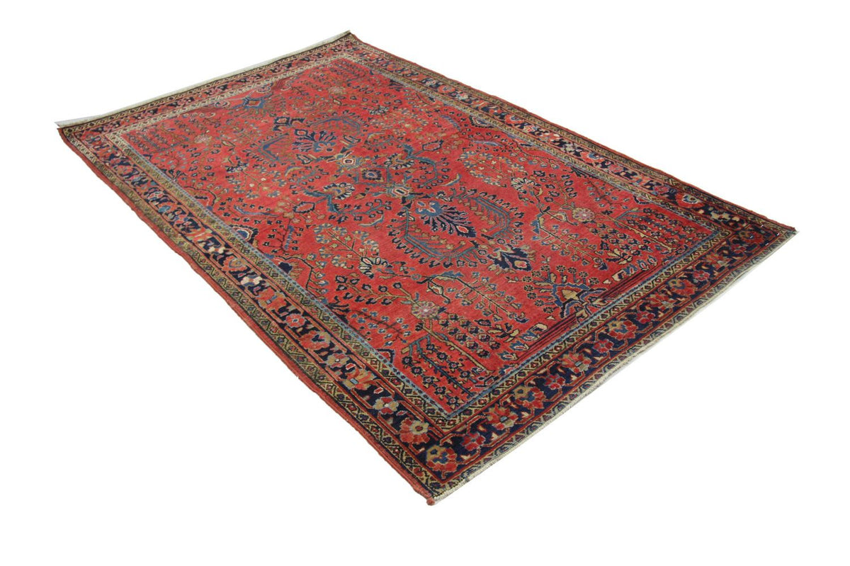 Tapis persan - Classique - 207 x 137 cm - rouge