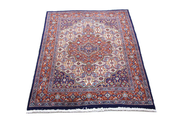 Tapis persan - Classique - 137 x 100 cm - bleu