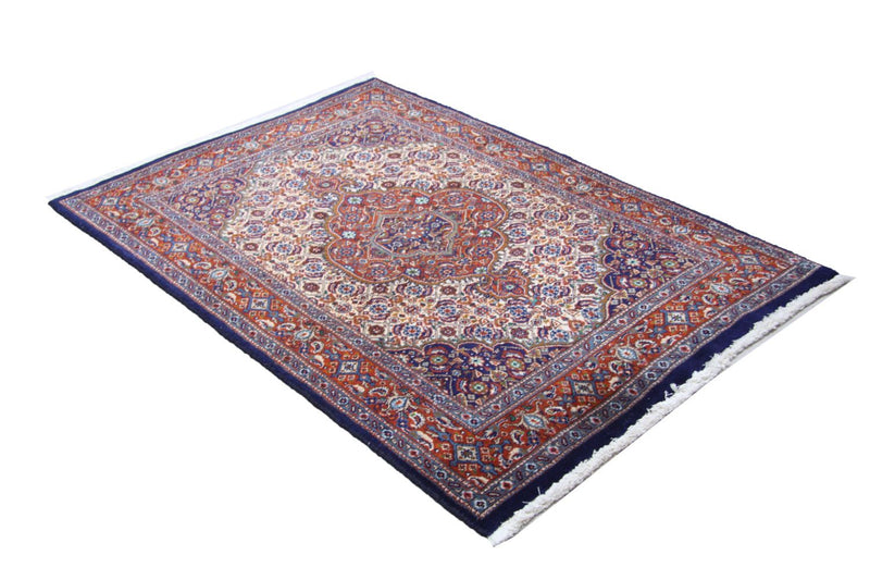 Tapis persan - Classique - 137 x 100 cm - bleu