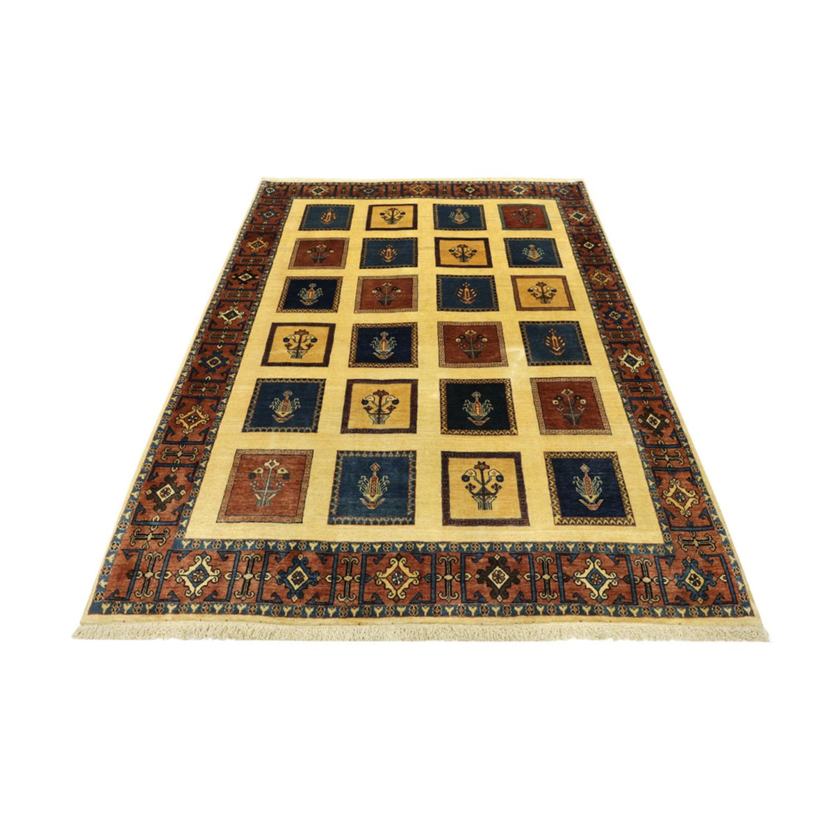 Tapis Gabbeh - Persan Kashkuli - Royal - 205 x 152 cm - multicolore