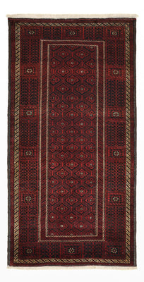 Tapis de couloir Tapis Belutsch - 203 x 101 cm - rouge foncé