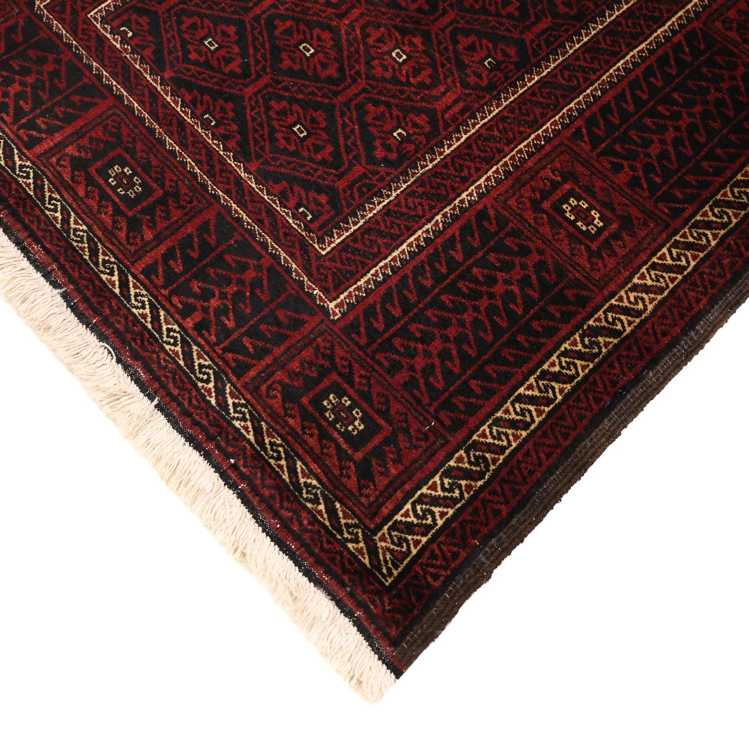 Tapis de couloir Tapis Belutsch - 203 x 101 cm - rouge foncé