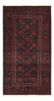 Tapis de couloir Tapis Belutsch - 193 x 104 cm - rouge foncé