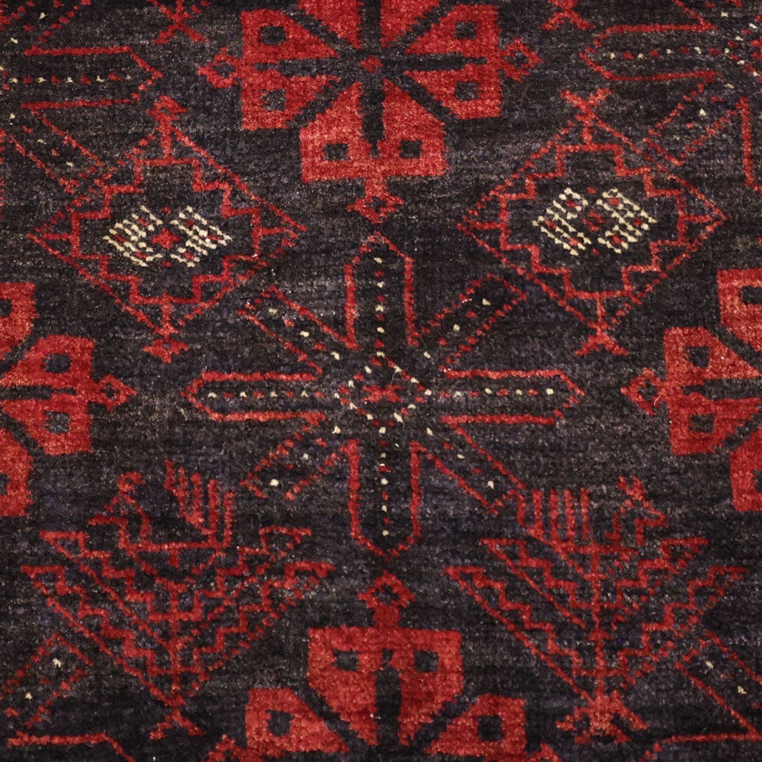 Tapis de couloir Tapis Belutsch - 193 x 104 cm - rouge foncé