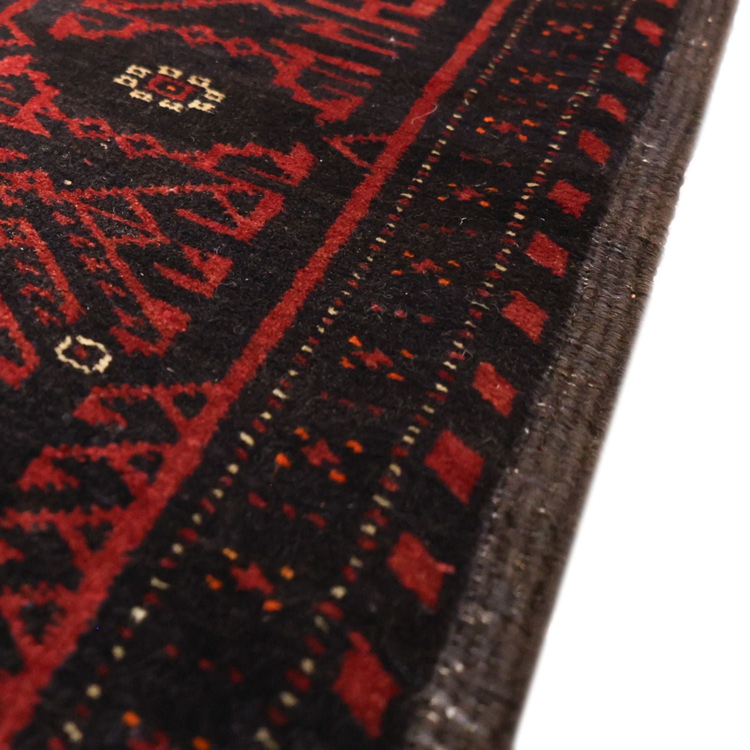 Tapis de couloir Tapis Belutsch - 193 x 104 cm - rouge foncé