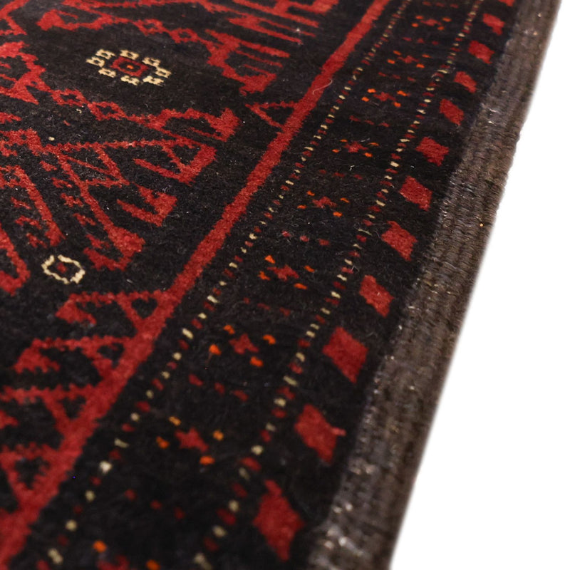 Tapis de couloir Tapis Belutsch - 193 x 104 cm - rouge foncé