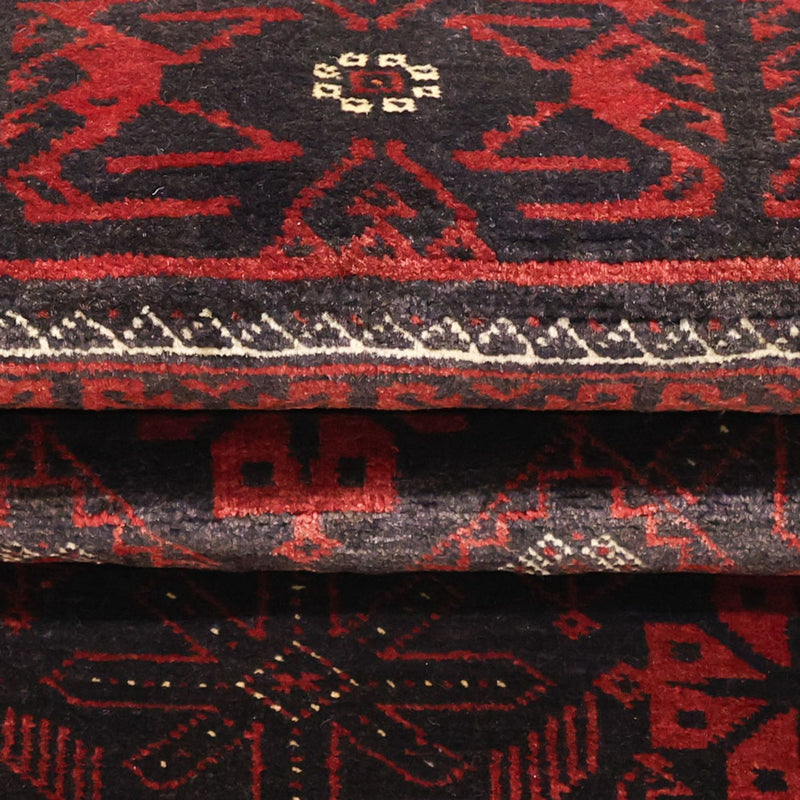 Tapis de couloir Tapis Belutsch - 193 x 104 cm - rouge foncé