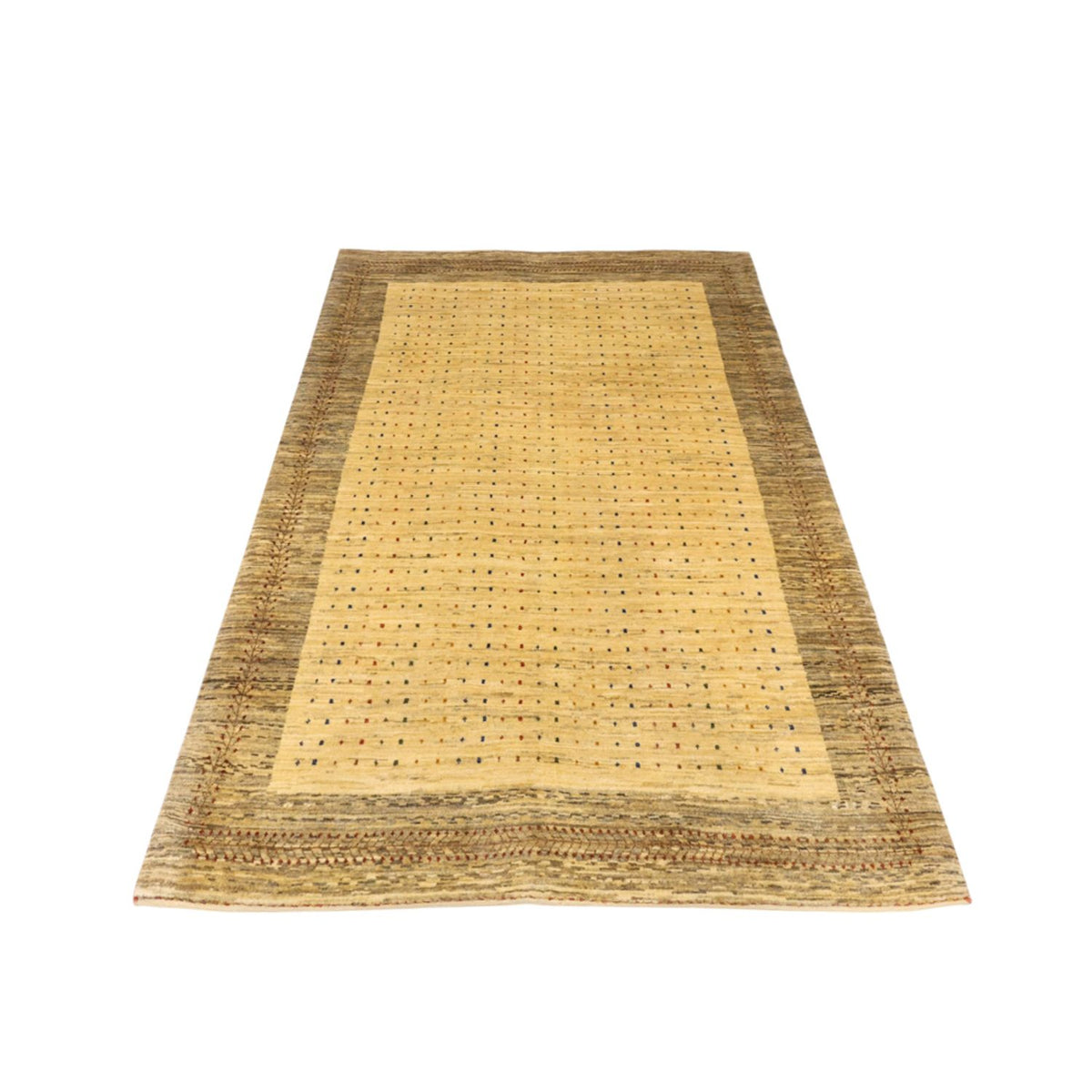 Tapis Gabbeh - Persan Kashkuli - 174 x 115 cm - beige clair