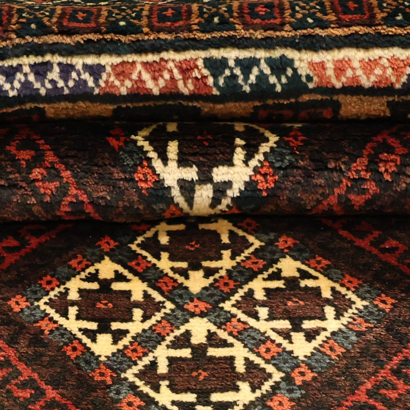 Tapis de couloir Tapis Belutsch - 230 x 120 cm - marron